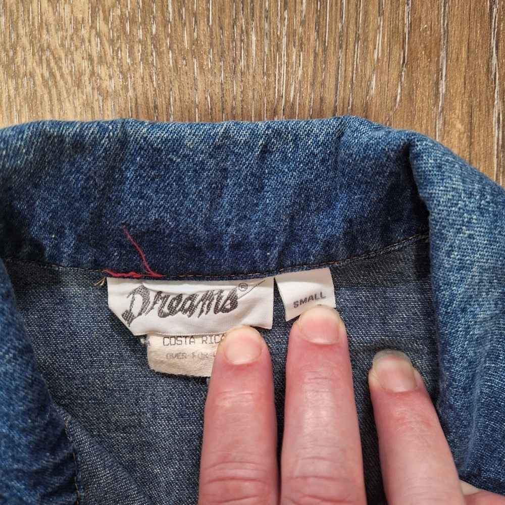 Denim Midi Shirt Dress - Blue - Picture 5 of 7